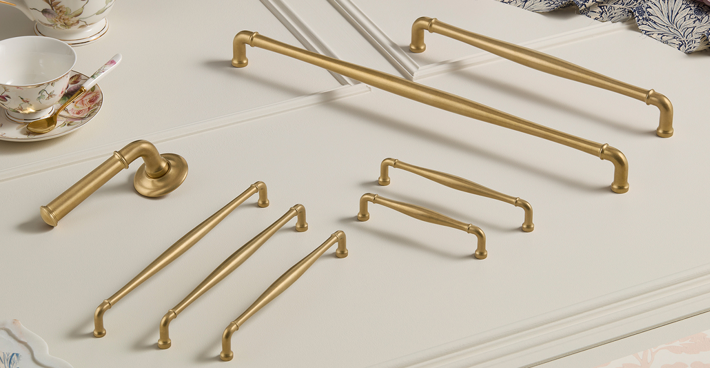 Luxury, statement architectural hardware