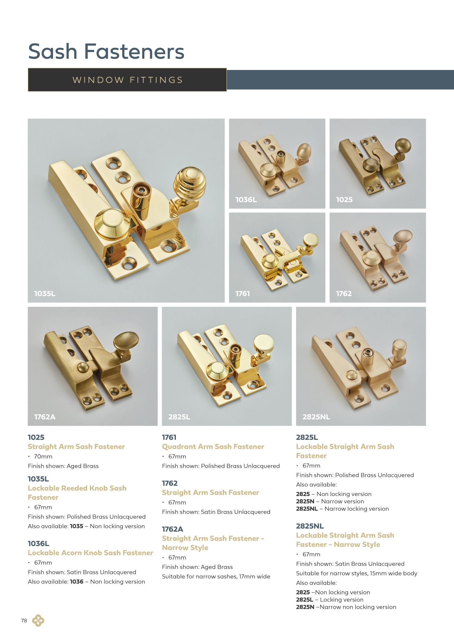 Window Fittings Luxury HandFinished Window Fittings