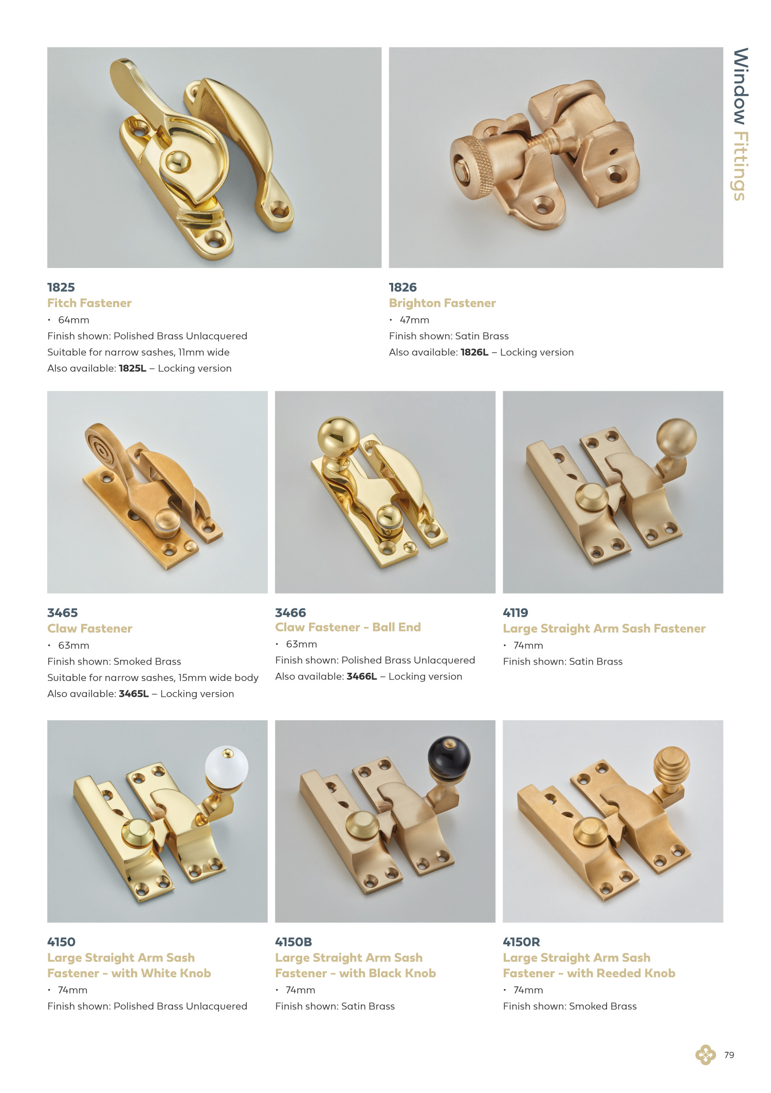 Window Fittings Luxury HandFinished Window Fittings