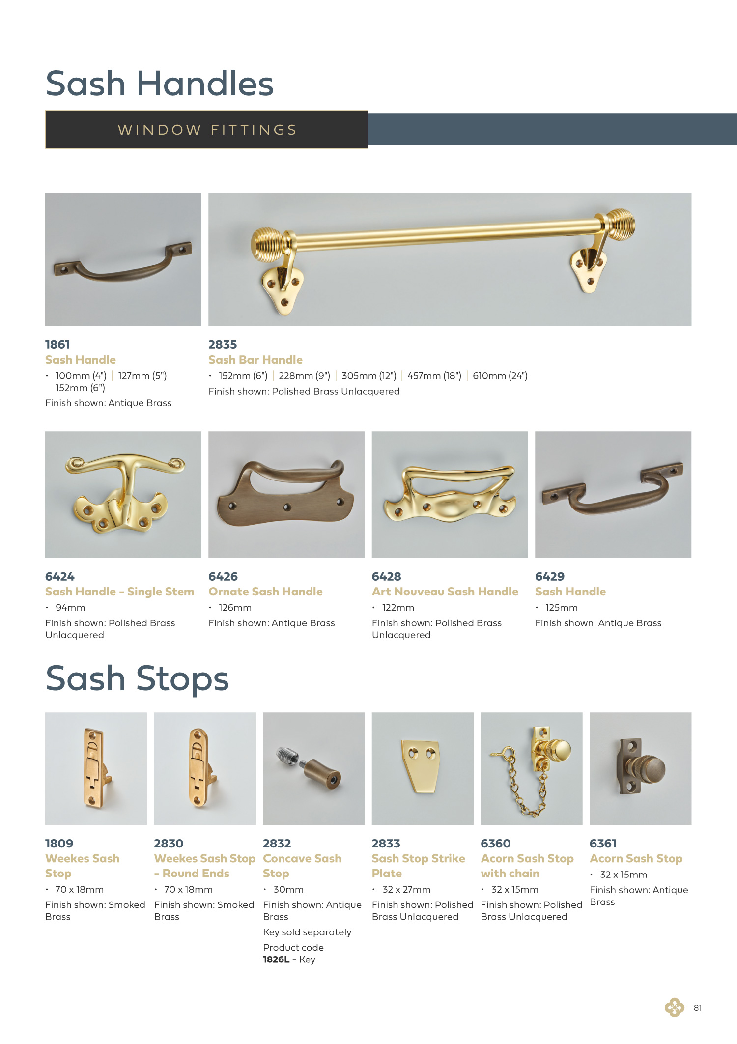 Window Fittings Luxury HandFinished Window Fittings