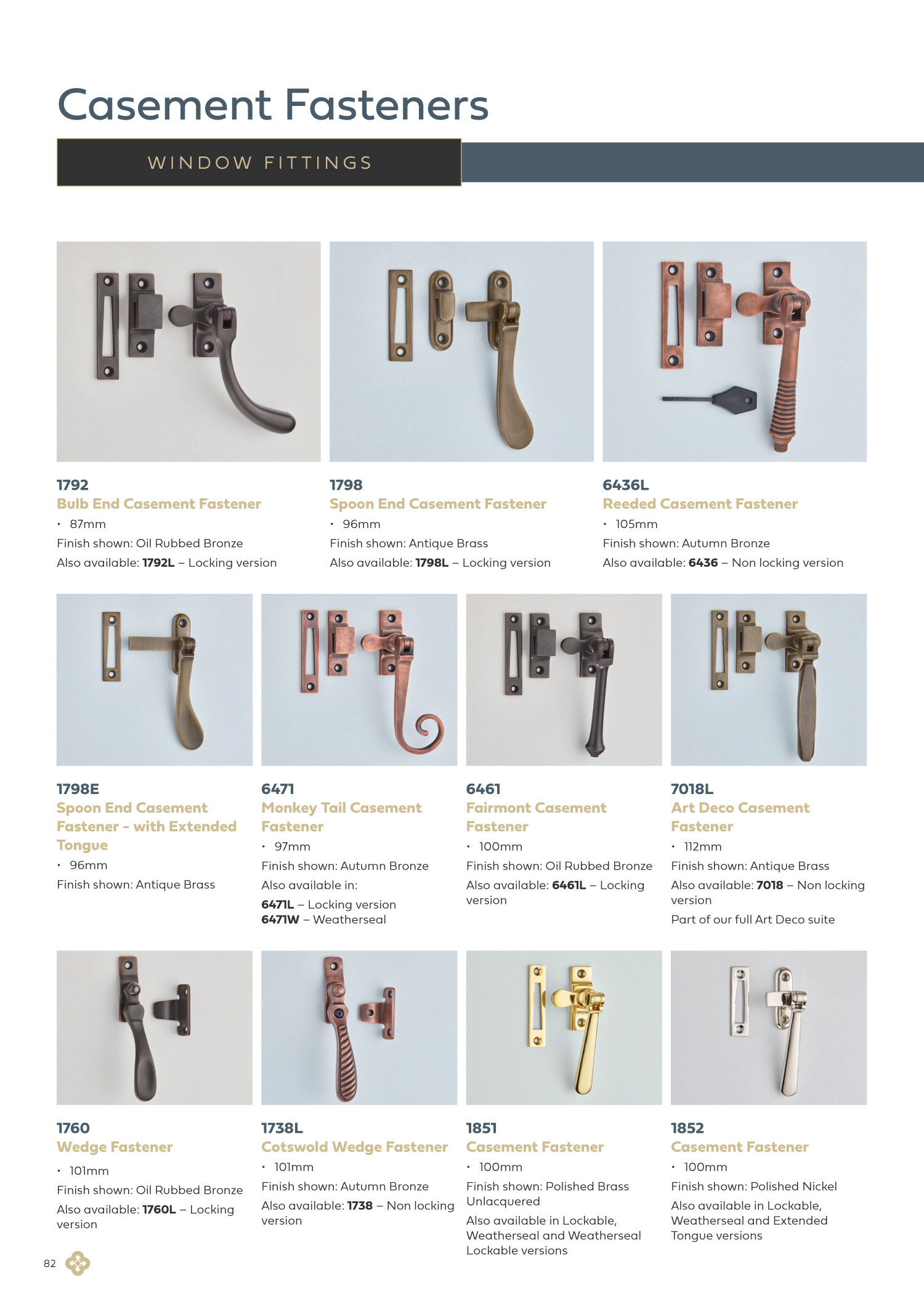 Window Fittings Luxury HandFinished Window Fittings