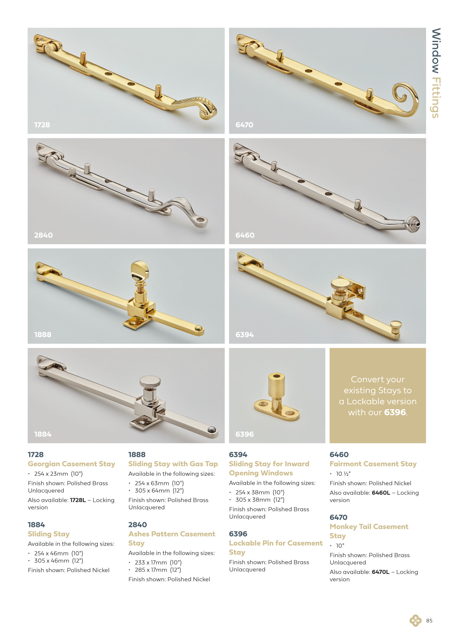 Window Fittings Luxury HandFinished Window Fittings