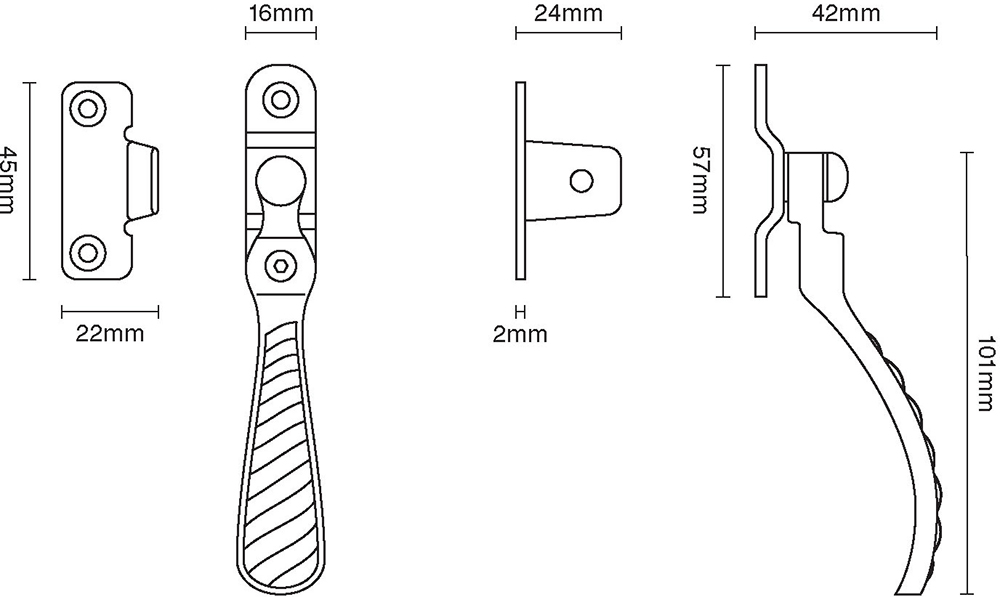 Lockable Cotswold Wedge Fastener