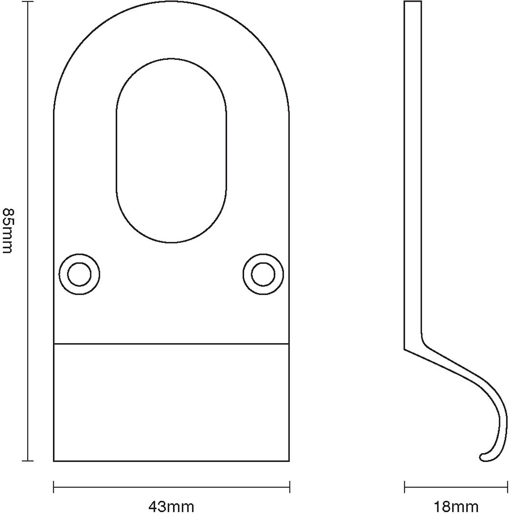 Cylinder Pull – Oval Profile