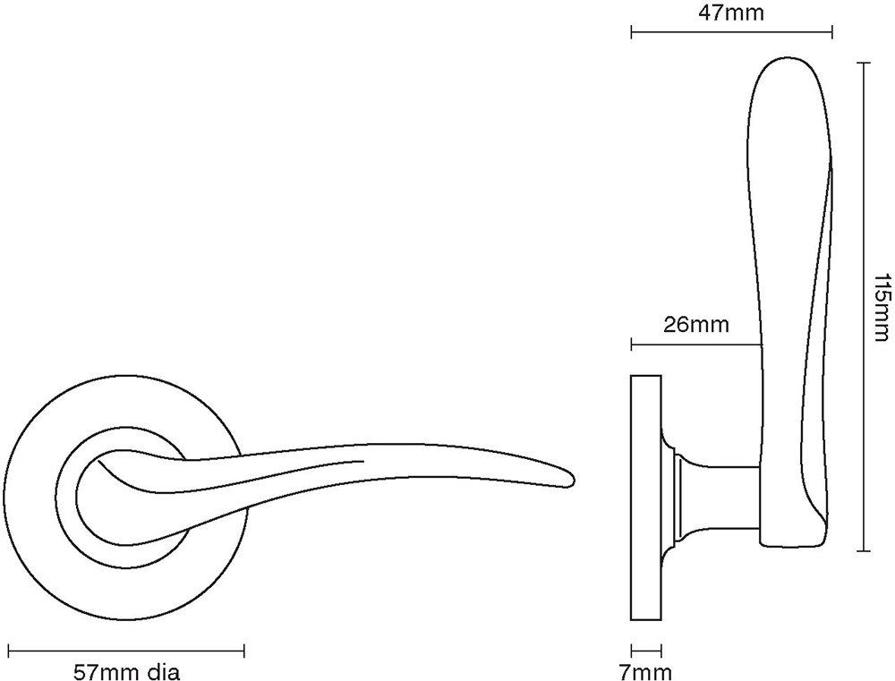 Codsall Lever on Covered Rose