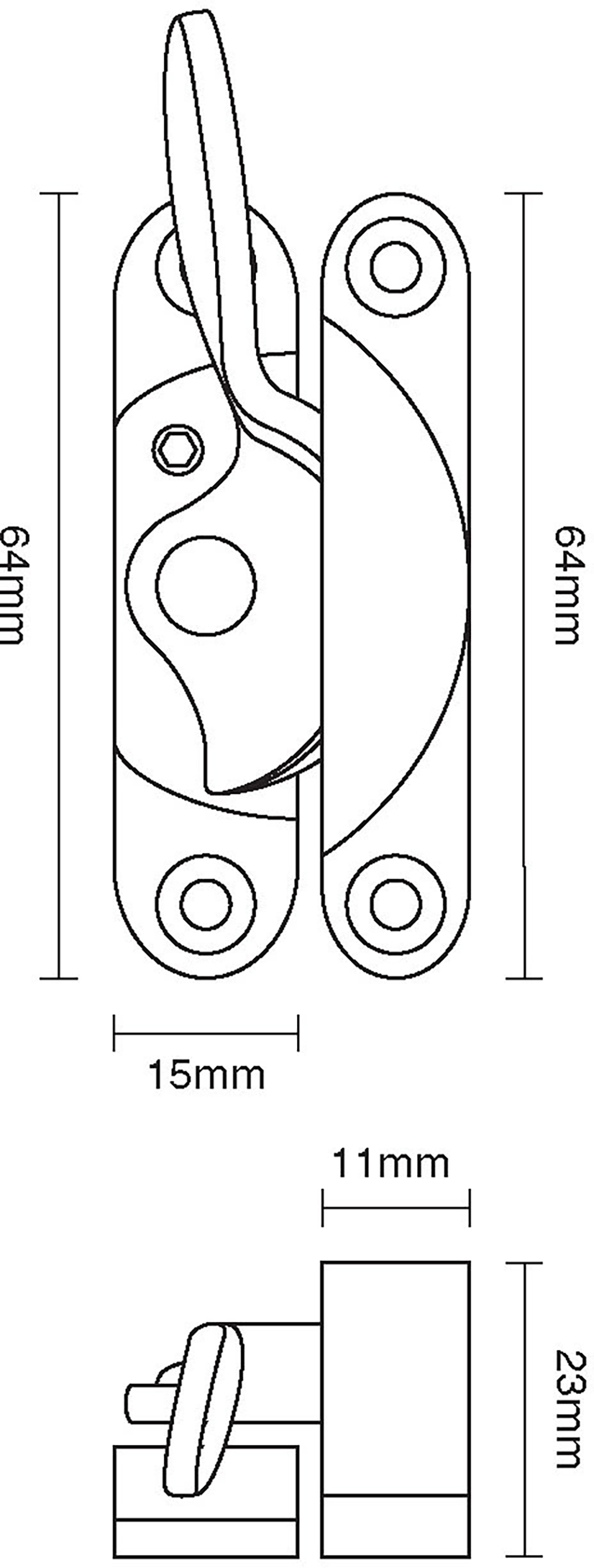 Lockable Fitch Fastener