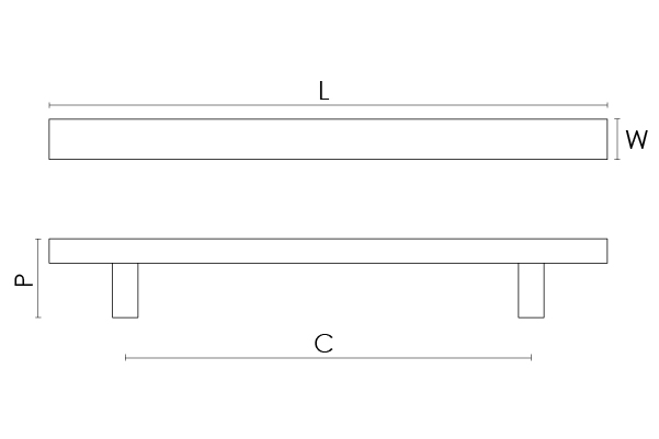 Quartet Cabinet Handle