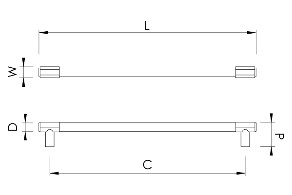 Fusion Cabinet Handle