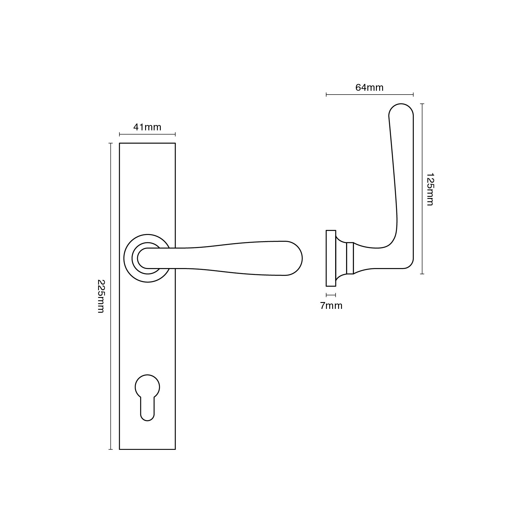 Elegance Lever Lock