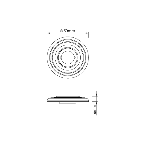 Decorative Round Rose