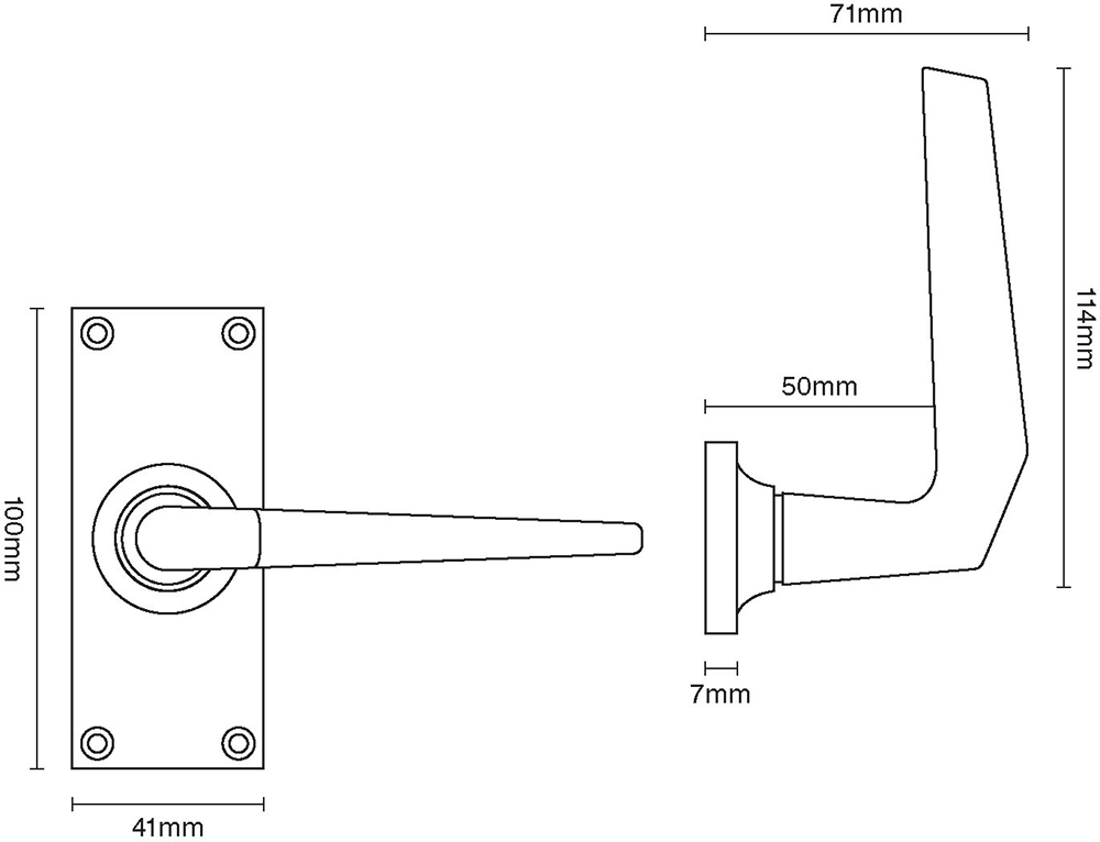 Brockton Lever Latch