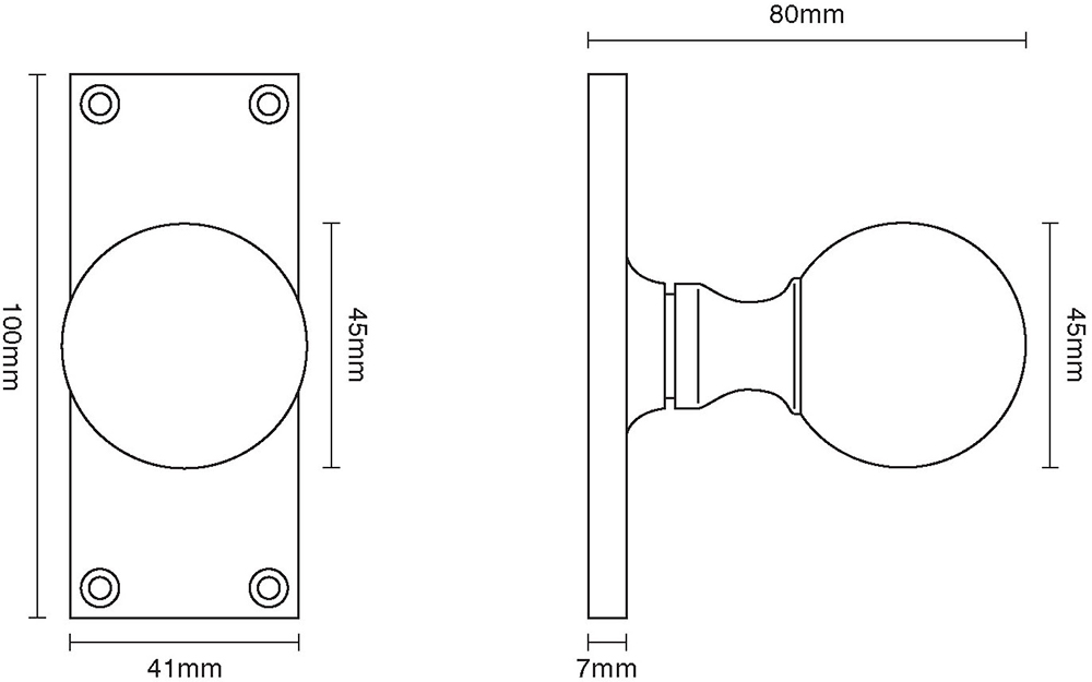 Ball Knob on 4
