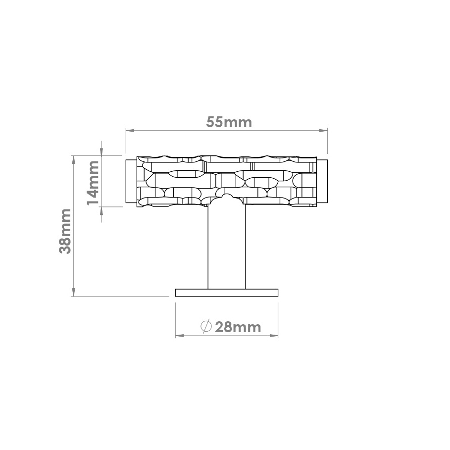 Bark Cabinet T-Bar