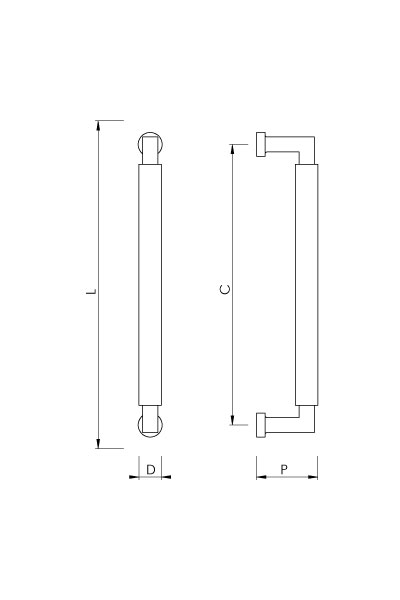 Gropius Pull Handle