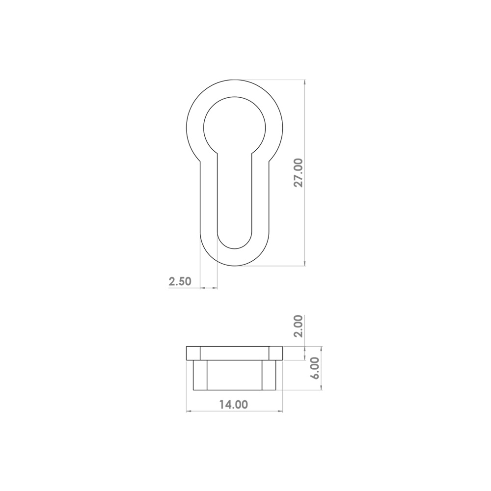 Minimalist Escutcheon