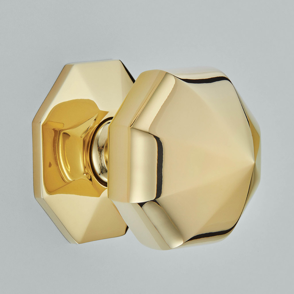 Octagonal Centre Door Knob