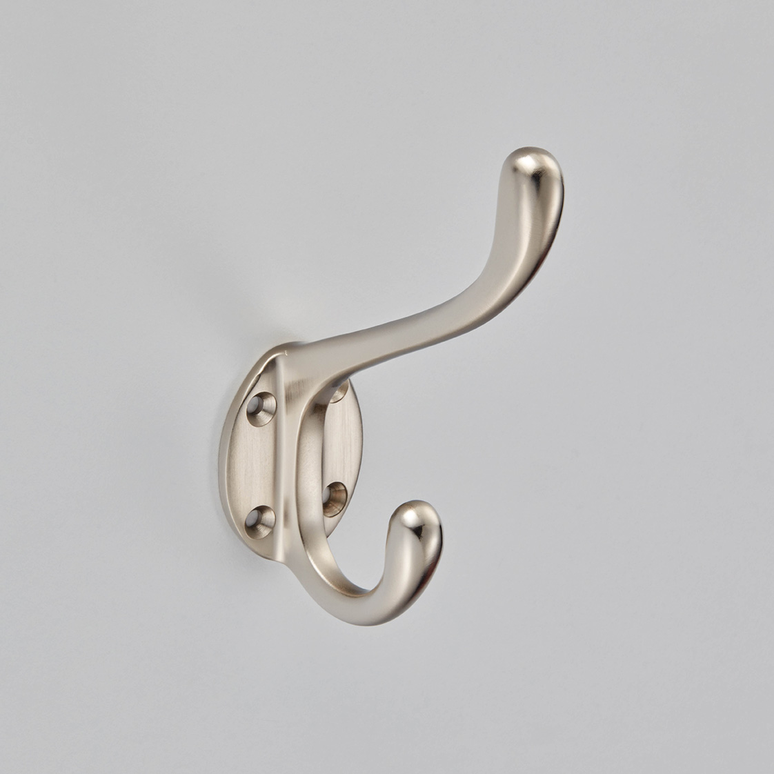 Solid Brass Double Coat Hook