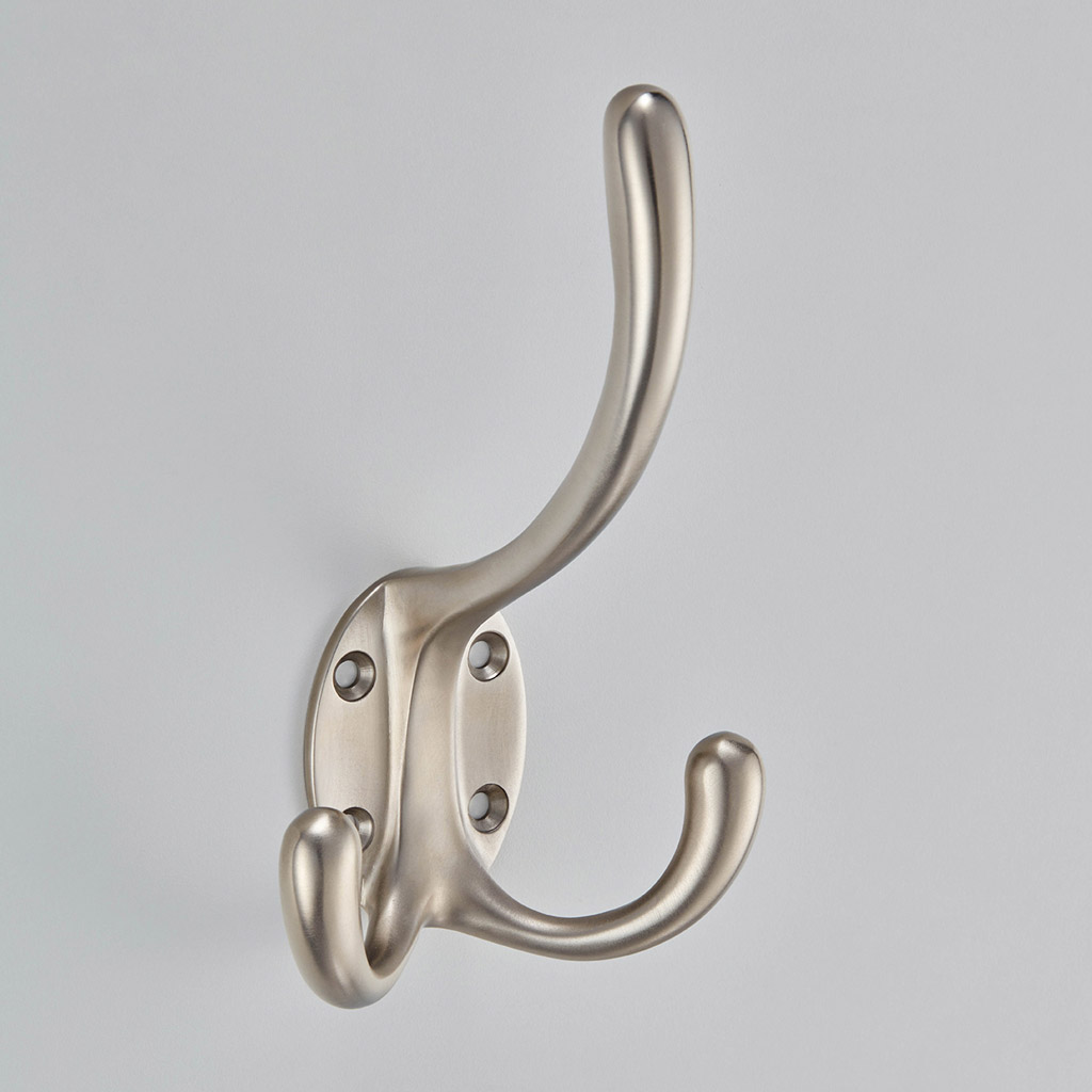 Large Hat and Double Coat Hook