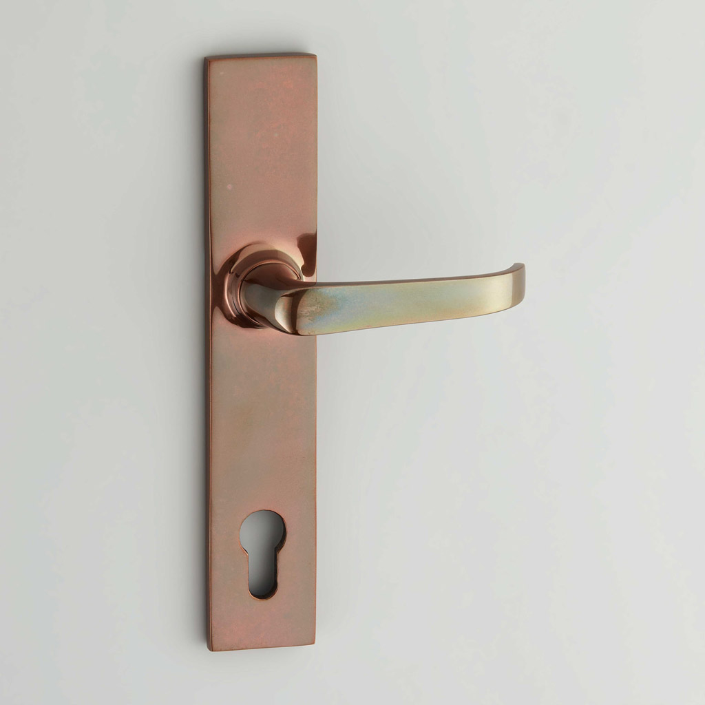 Stafford Multipoint Door Handle on Classic Backplate