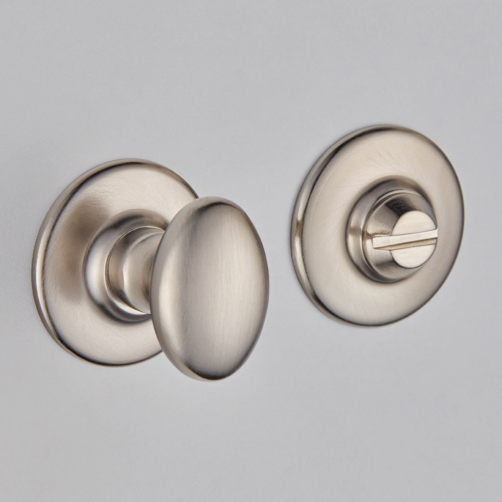 Oval Knob Turn And Release On Arc Rose