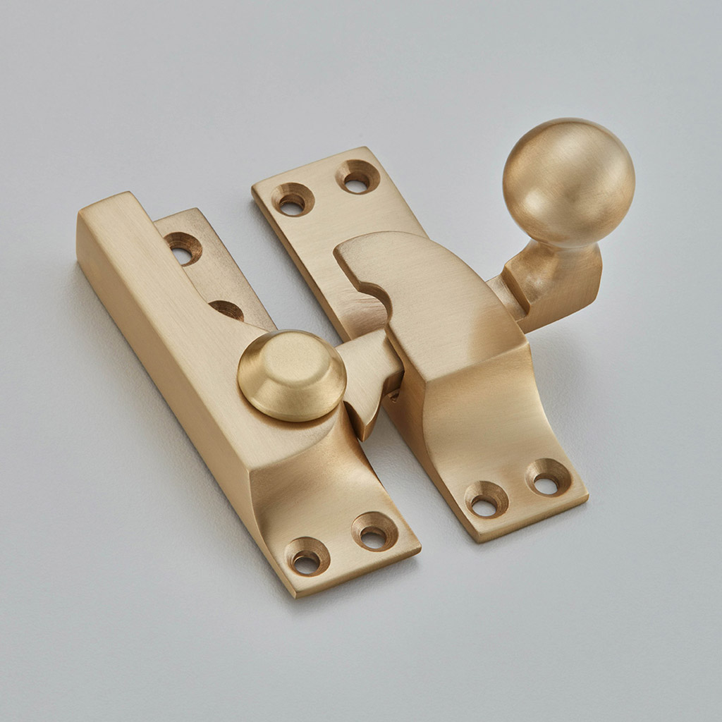 Large Straight Arm Sash Fastener