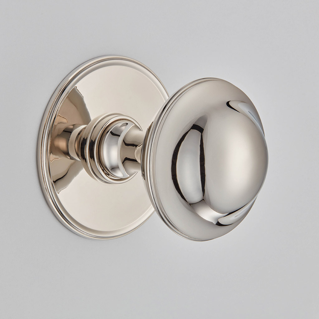 Plain Round Centre Door Knob