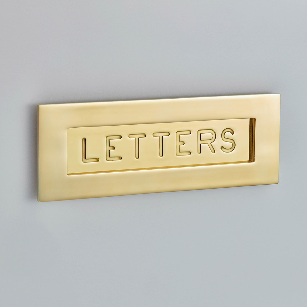 Engraved Letter Plate