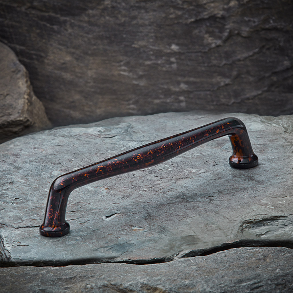 Mineral Cabinet Handle - Tiger's Eye Gloss