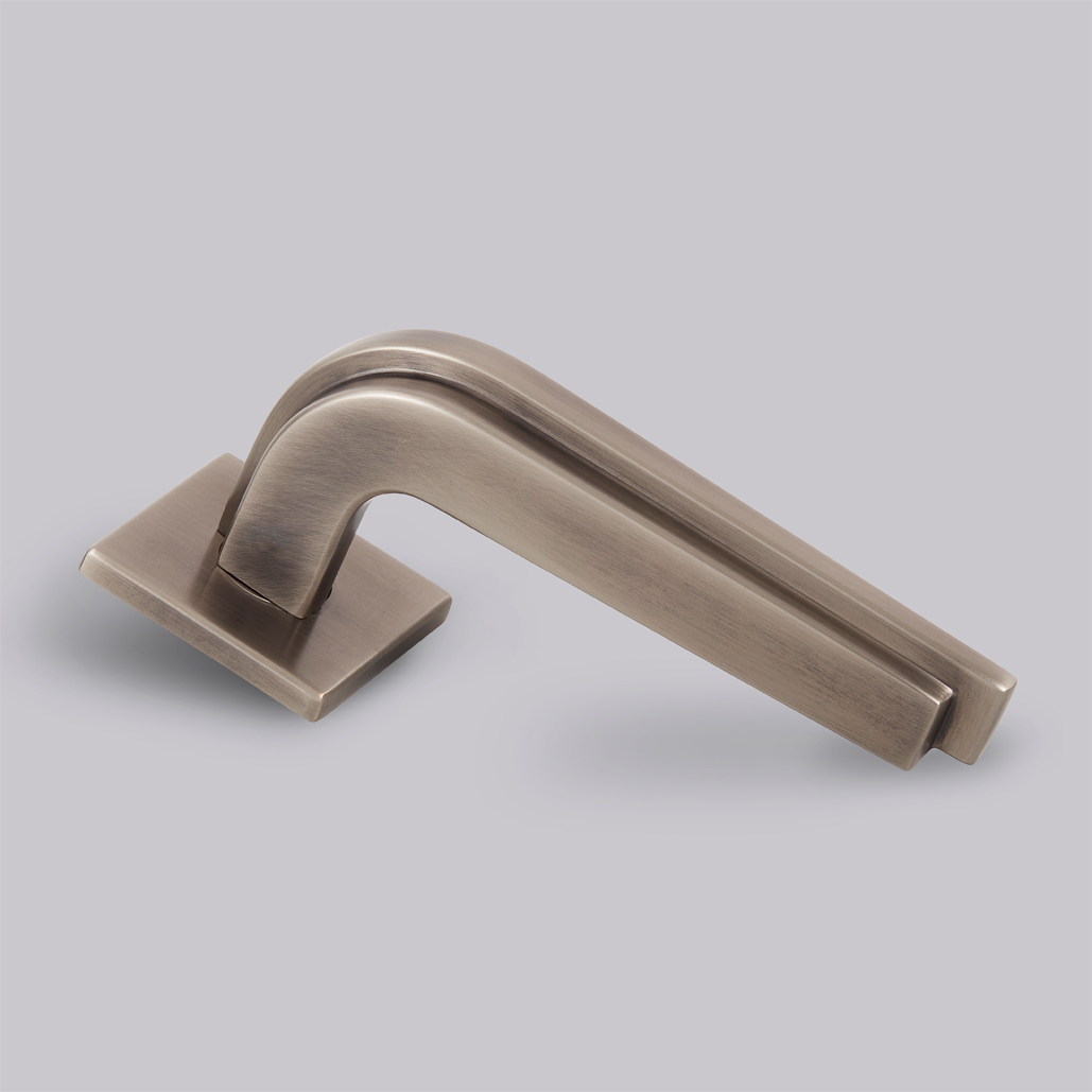 Ellington Door Handle on Square Rose