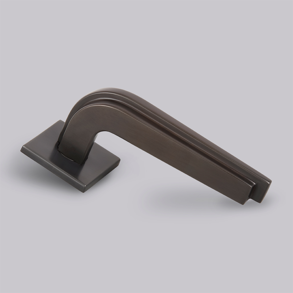 Ellington Door Handle on Square Rose