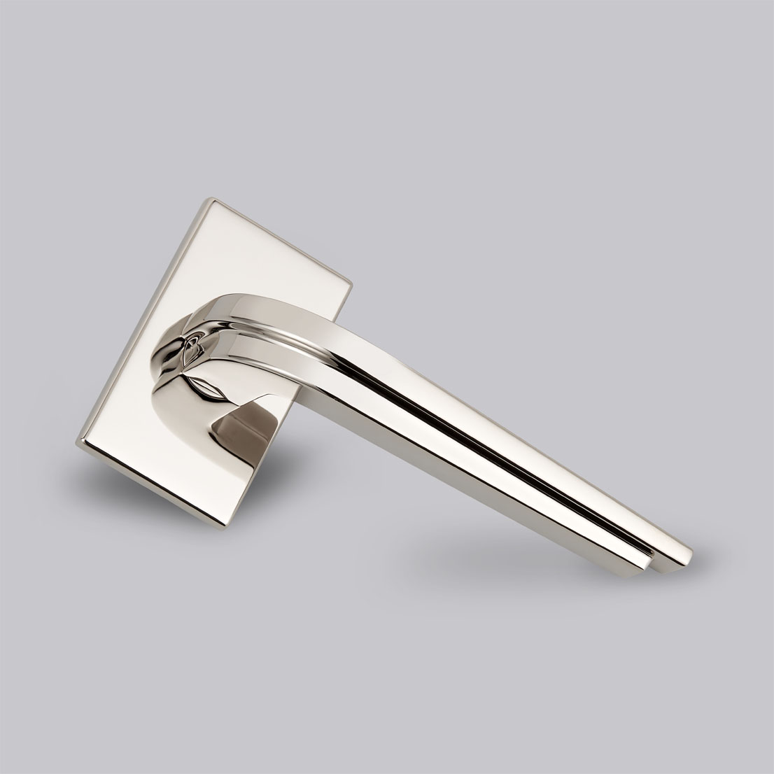 Ellington Lever on Small Rectangular Backplate